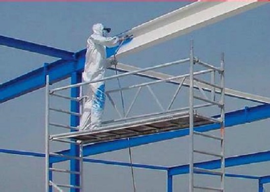 運城鋼結構構件油漆的噴涂，防腐防火都不能少